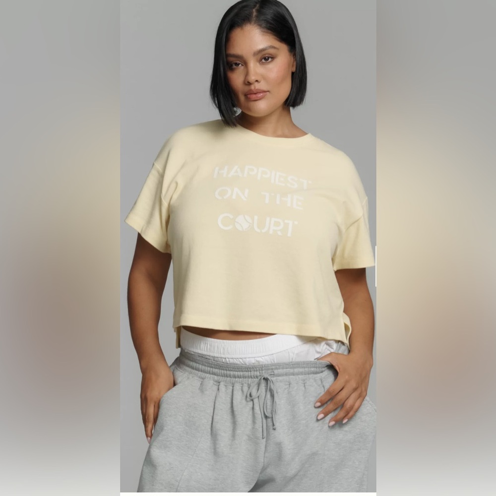 Anthropologie and Tretorn Graphic Tee, Tennis ,
NWT , Size 3X